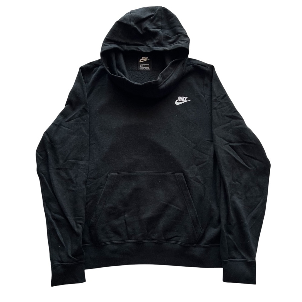 Nike Funnel-Neck Hoodie - Medium, Black
